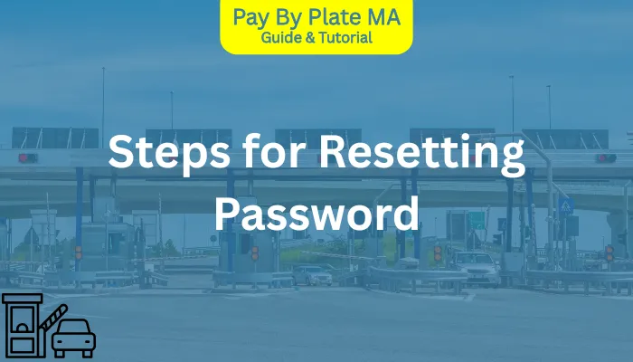 Steps for Resetting Password